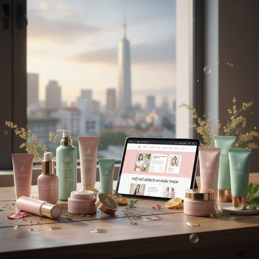 3. Thiết kế website mỹ phẩm TPHCM