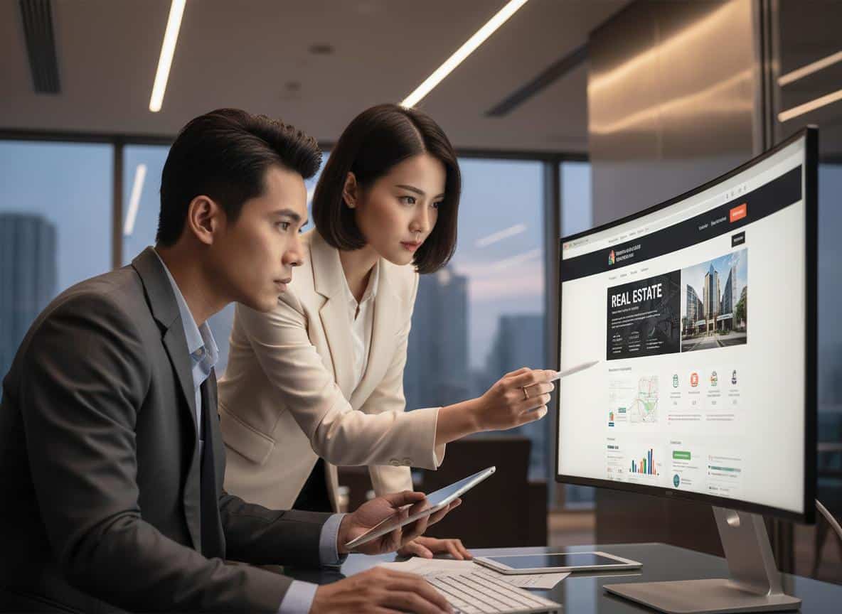 Chăm sóc website bất động sản, cập nhật dự án mới liên tục