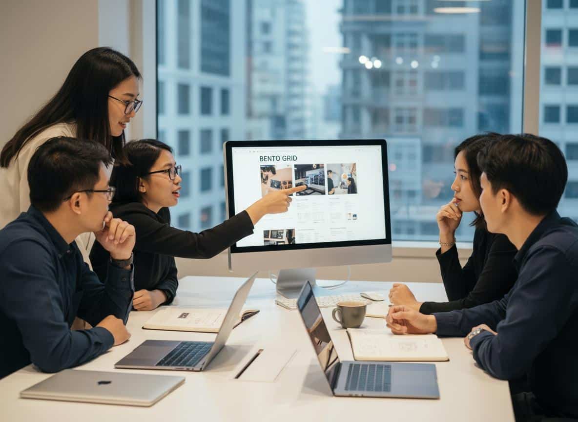 5 Bí Quyết Then Chốt Để Làm Website Giao Diện Bento Grid Tối Ưu Doanh Thu