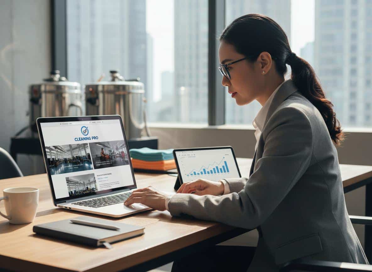 Làm website giới thiệu dịch vụ vệ sinh công nghiệp