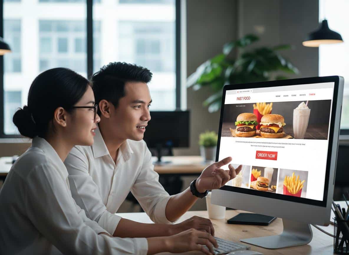 Làm website kinh doanh đồ ăn nhanh