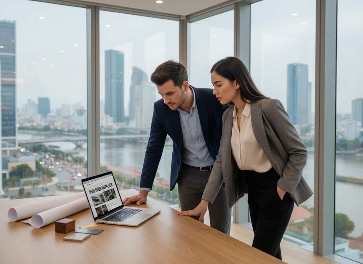 Làm website kinh doanh vật liệu xây dựng tại TPHCM