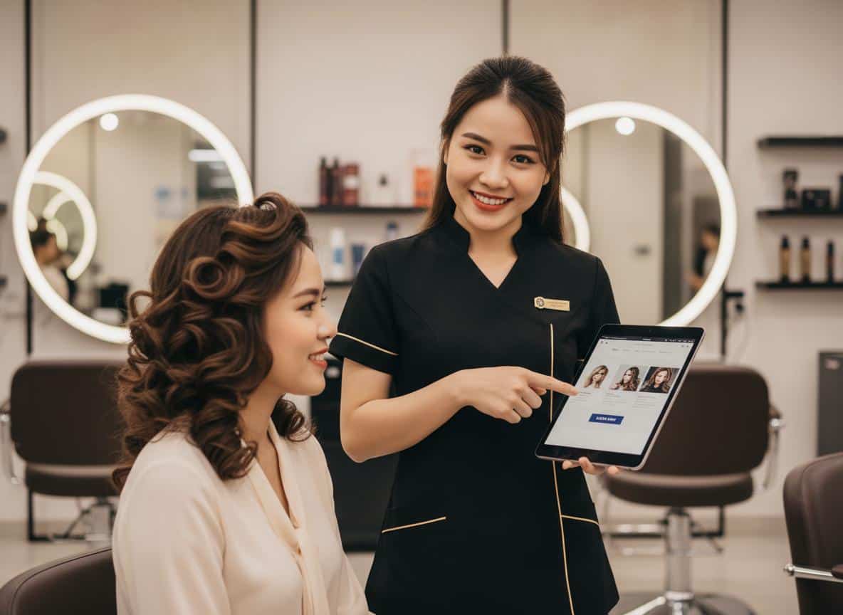 Làm website tiệm cắt tóc/Barber shop