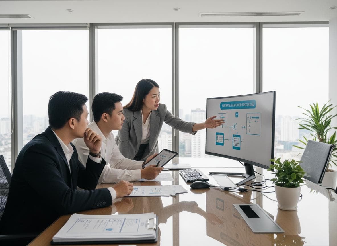 Quy trình bàn giao website gồm những gì?