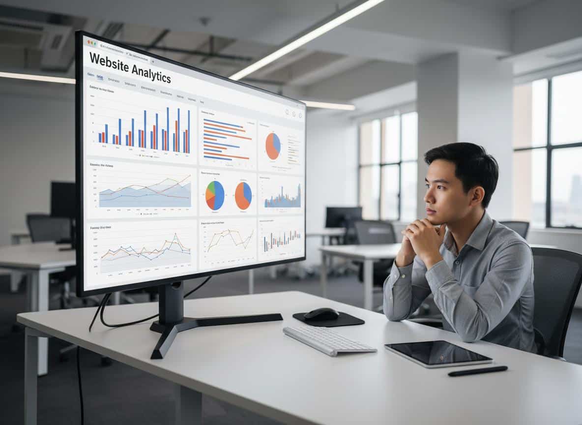 Theo dõi và báo cáo lưu lượng truy cập website hàng tháng