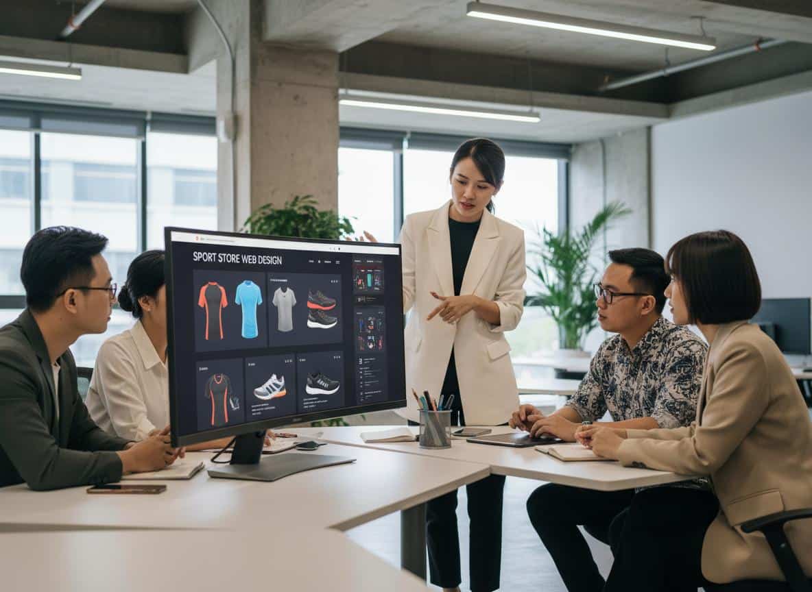 Thiết kế web bán đồ thể thao chuyên nghiệp