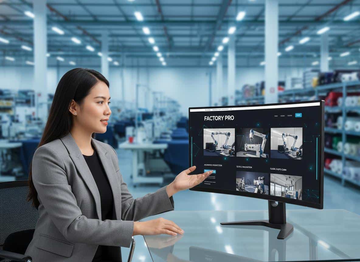 Thiết kế web giới thiệu xưởng may công nghiệp