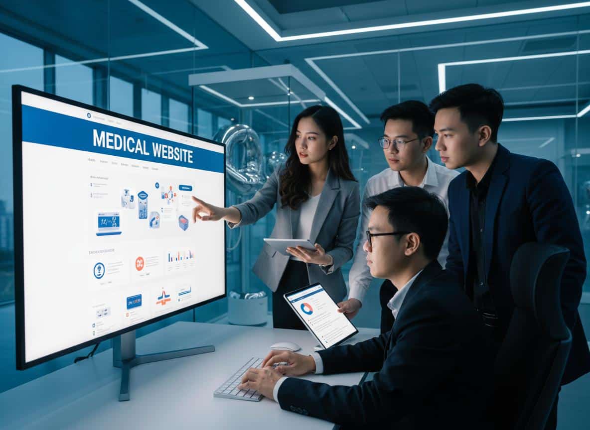 10 Tiêu chí vàng để thiết kế website kinh doanh thiết bị y tế chuẩn y khoa