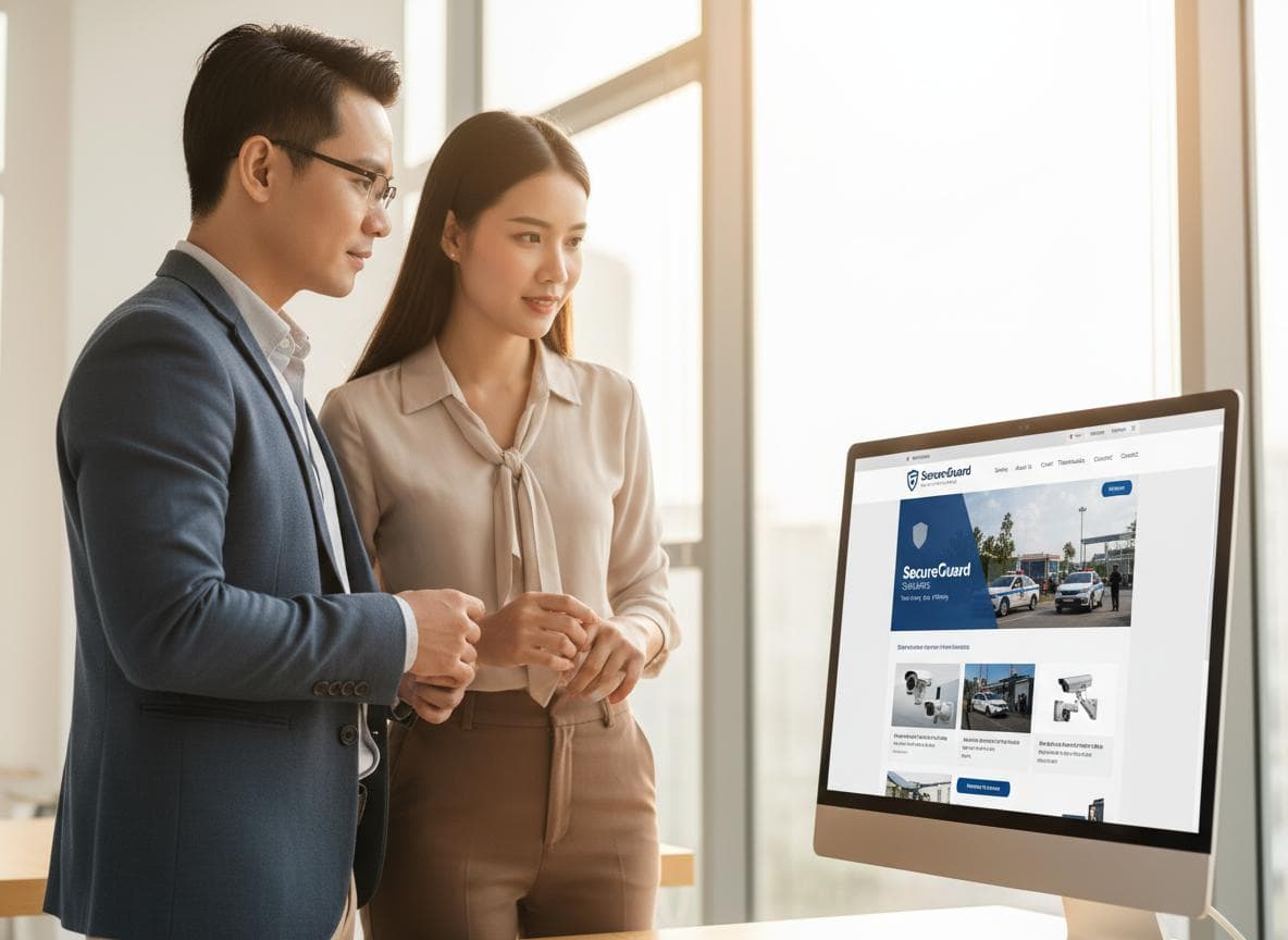 Thiết kế website dịch vụ bảo vệ