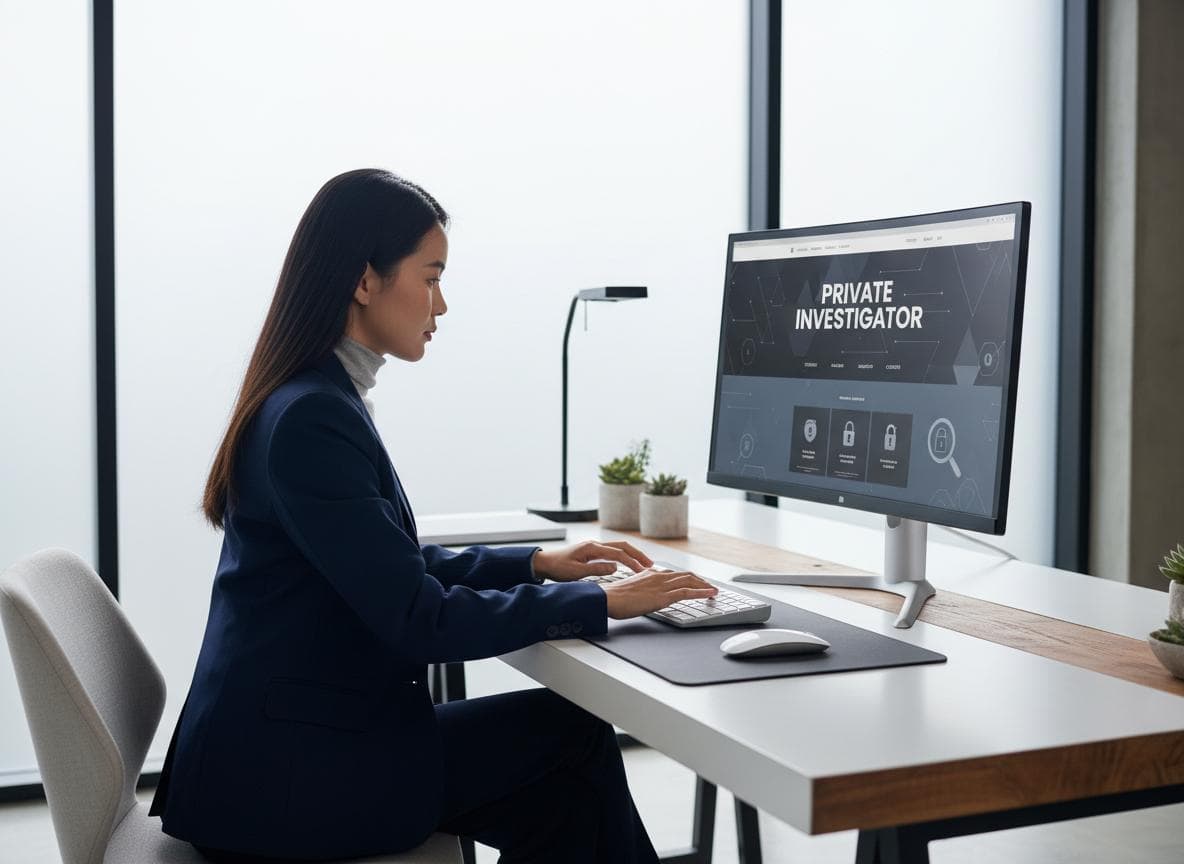 Thiết kế website dịch vụ thám tử