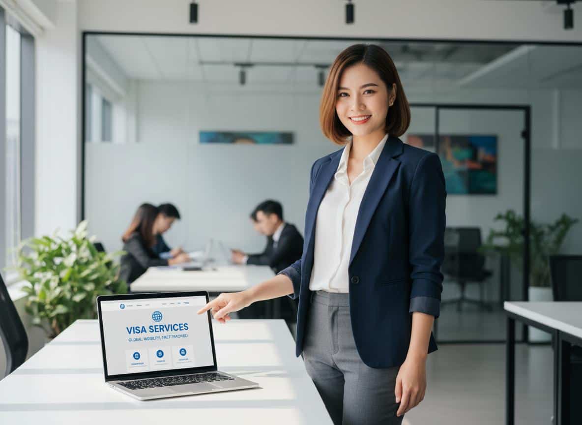 Thiết kế website dịch vụ visa nhanh