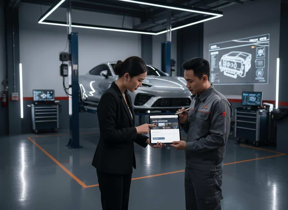 Thiết kế website gara sửa chữa ô tô