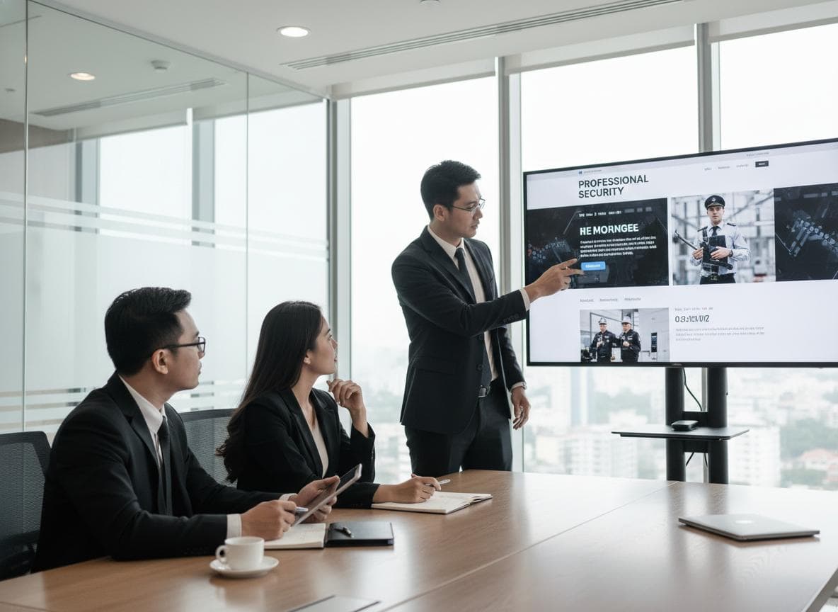 Thiết kế website giới thiệu dịch vụ bảo vệ chuyên nghiệp