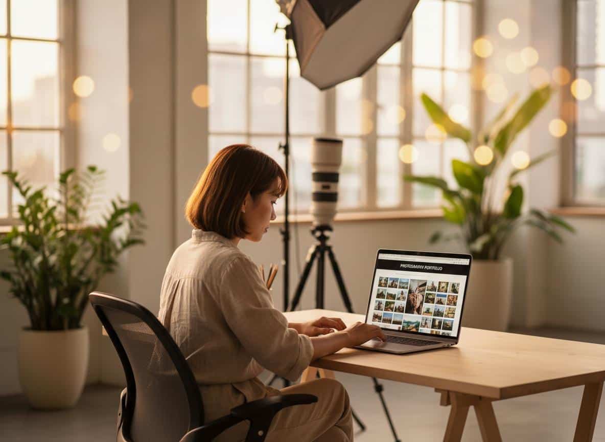 Thiết kế website portfolio cho nhiếp ảnh gia