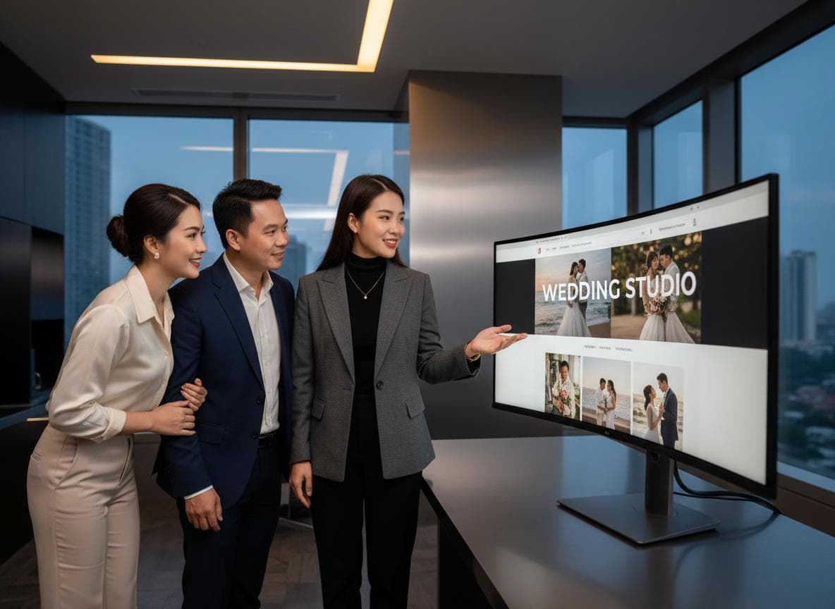 Thiết kế website studio chụp ảnh cưới