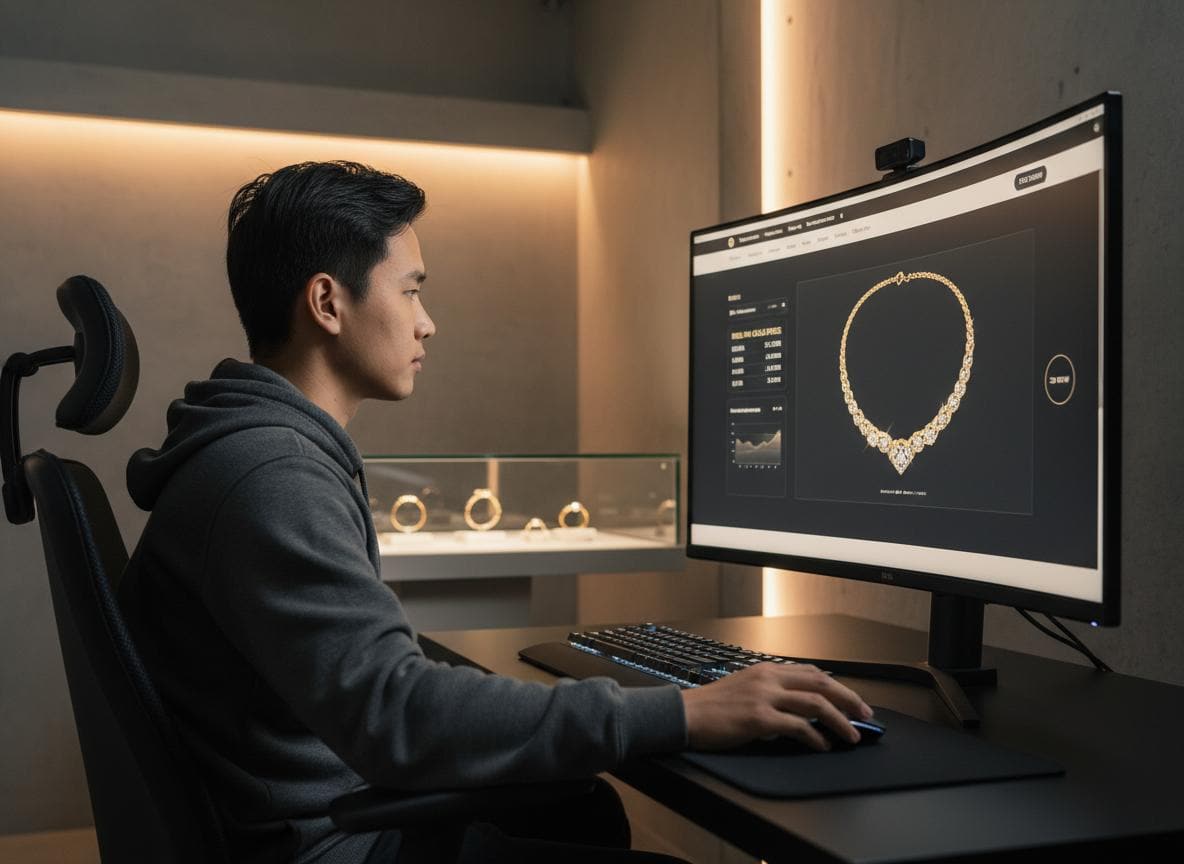 Thiết kế website tiệm vàng trang sức