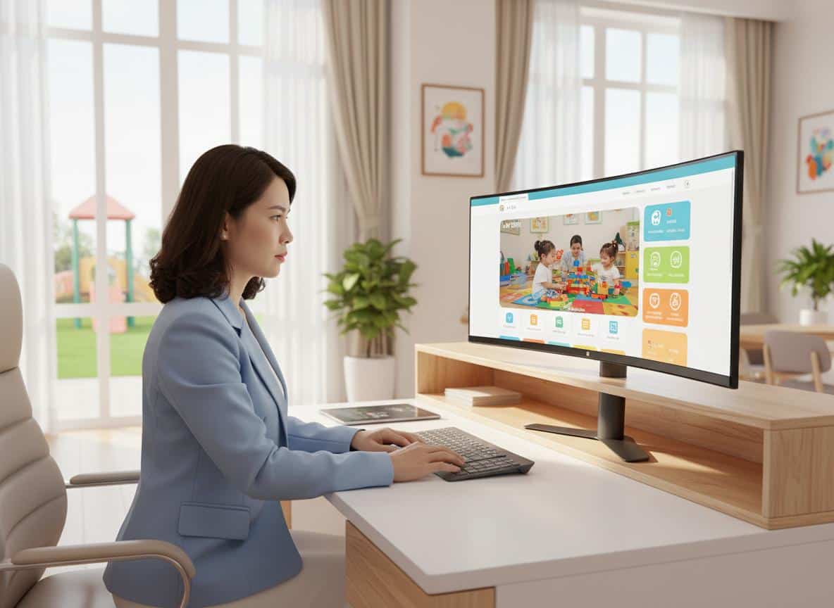 Thiết Kế Website Trường Mầm Non Chuyên Nghiệp (Kèm Camera Giám Sát) 2 Những tính năng không thể thiếu của một website trường mầm non chuyên nghiệp