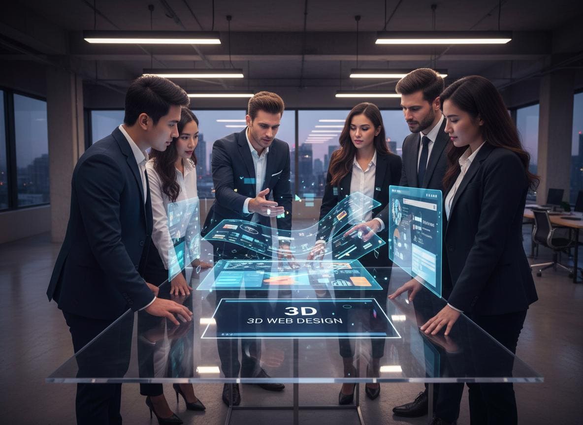 Thiết kế website tương tác 3D (Interactive 3D)