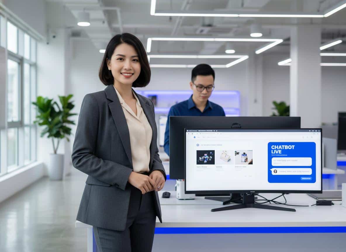 Tích hợp chatbot cho website bán hàng