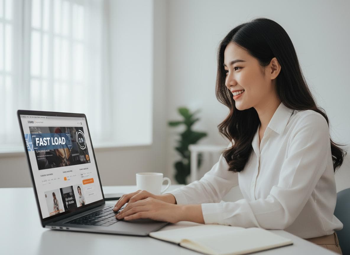 Website bán hàng load dưới 3 giây