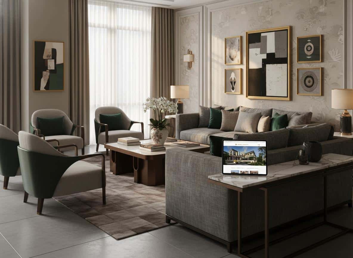 Website bán hàng nội thất sang trọng