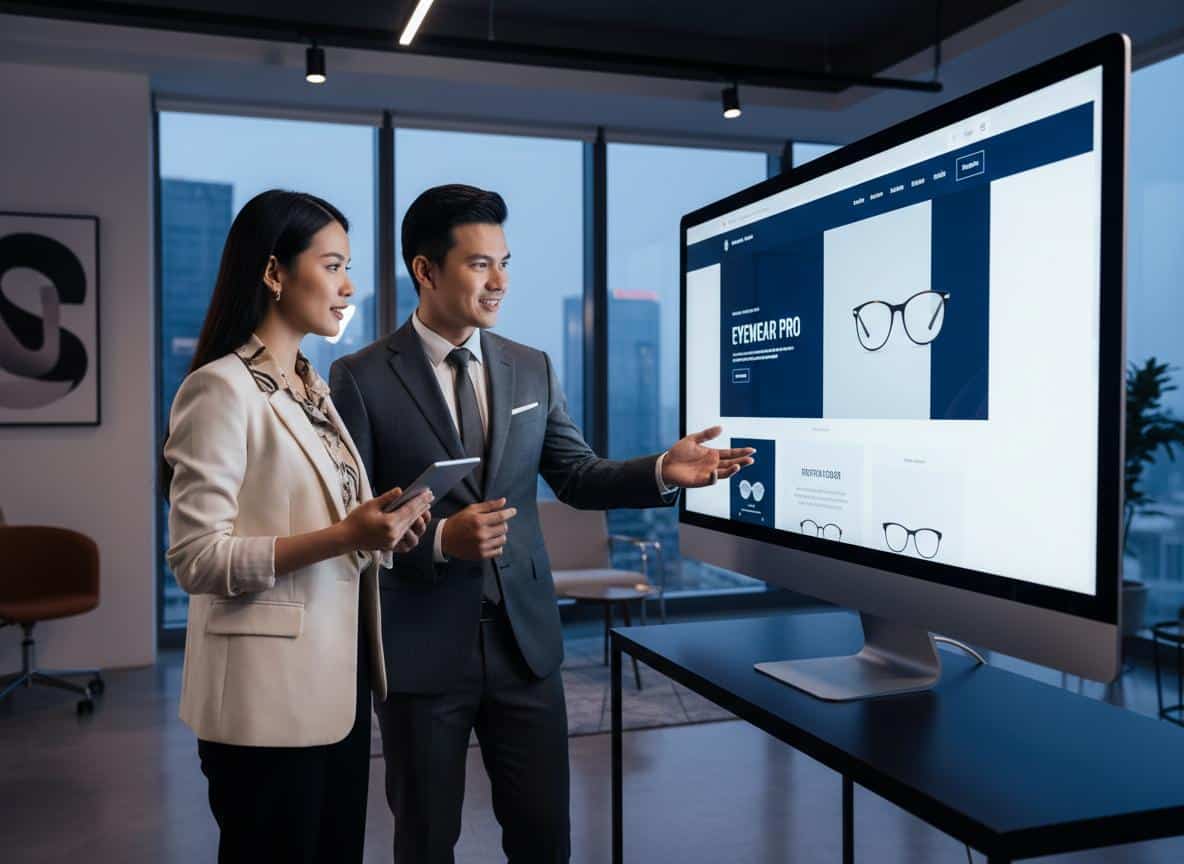 Website cửa hàng kính mắt chuyên nghiệp