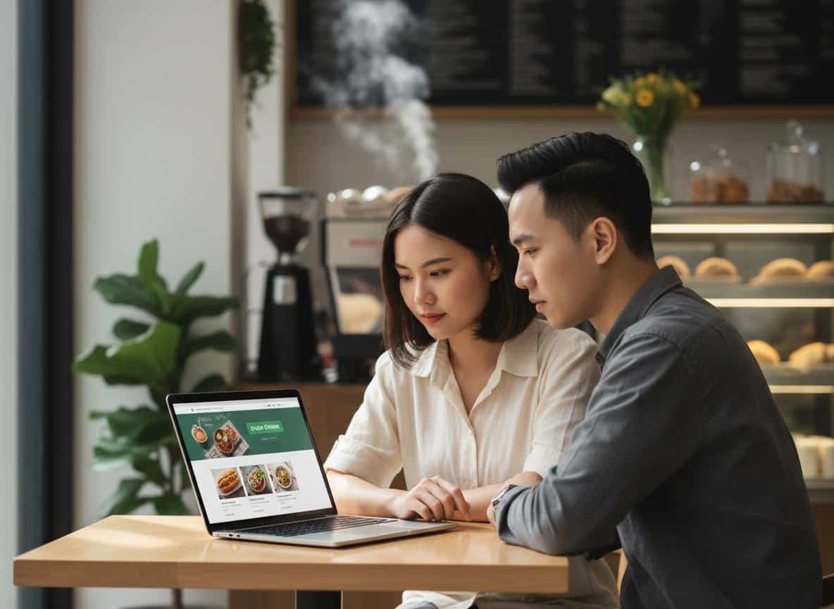 Website đặt món trực tuyến cho nhà hàng/quán cafe