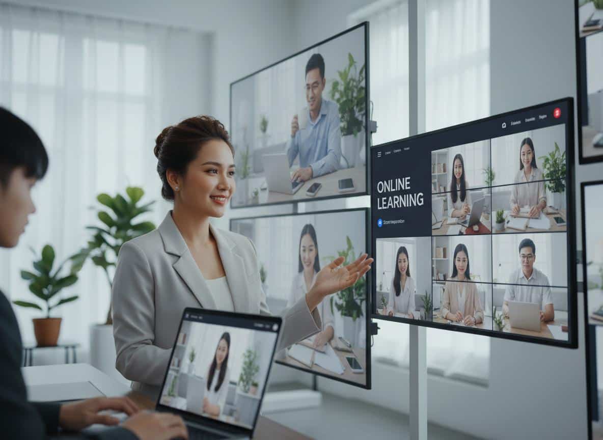 Website dạy học online tích hợp Zoom