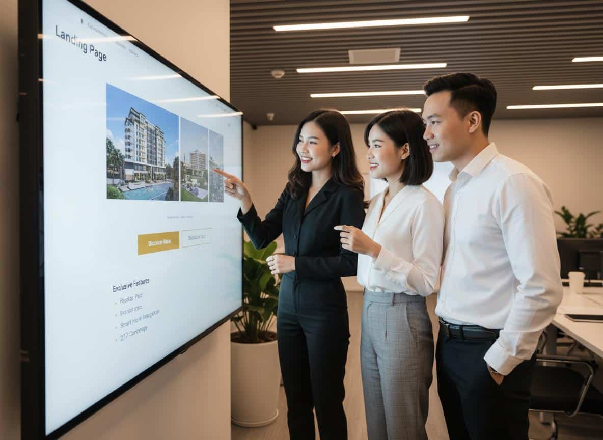 Giải mã cấu trúc vàng của một Landing Page chung cư có tỷ lệ chuyển đổi cao