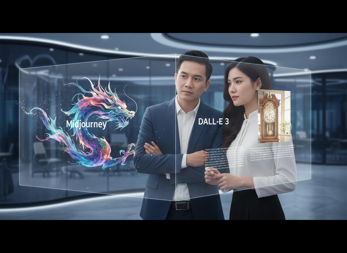 Đánh Giá Midjourney / DALL-E 3: Phong Cách Hay Bám Sát Lệnh? 2 So sánh chi tiết Midjourney và DALL-E 3: Ai là