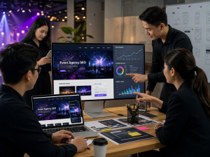 làm trang web cho công ty tổ chức sự kiện event agency