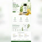 Làm landing page bán thực phẩm chức năng giảm cân