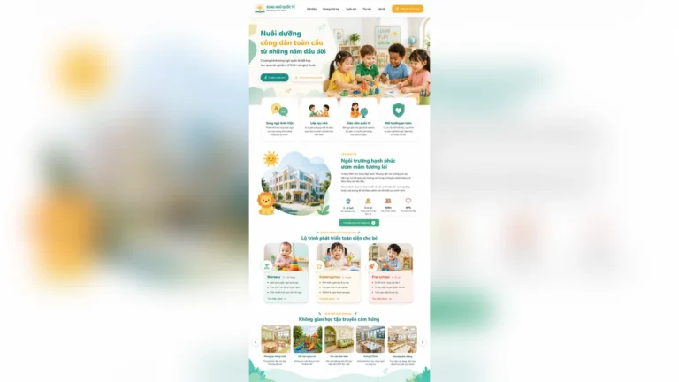 Thiết kế website trường mầm non song ngữ quốc tế chuẩn SEO 18 job 24 featured 16x9 1