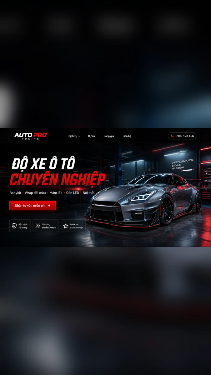 Làm Landing Page Quảng Cáo Dịch Vụ Độ Xe Ô Tô 1 Vì sao dịch vụ độ xe ô tô cần landing page riêng?