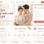 Làm trang web book lịch chụp ảnh cưới trọn gói