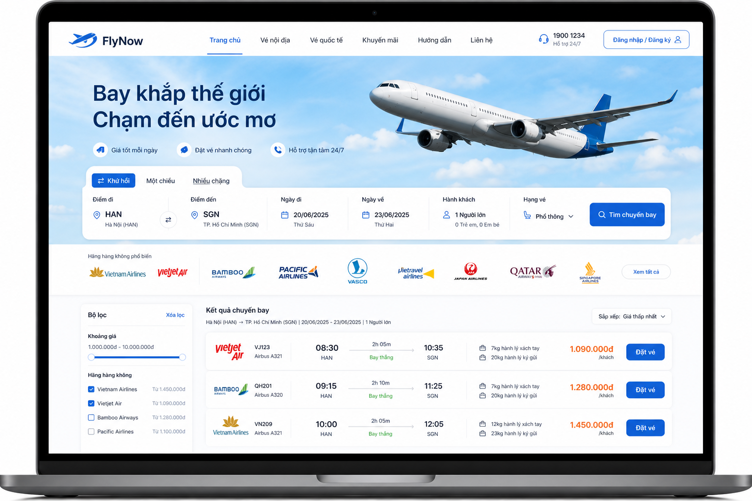 Làm web bán vé máy bay tích hợp API hãng hàng không 1 Vì sao nên làm web bán vé máy bay tích hợp API?