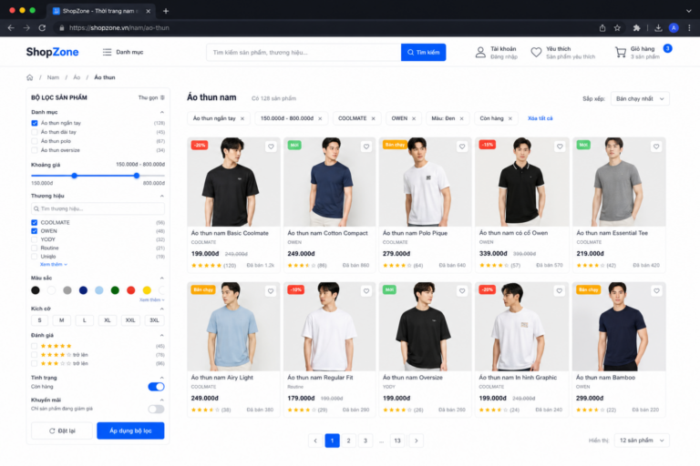 lap trinh website co chuc nang loc san pham nang cao 1