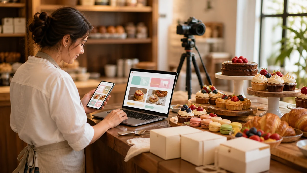 Website tiệm bánh ngọt phù hợp với những mô hình nào?