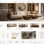 Thiết Kế Web Công Ty Nội Thất Hiển Thị Hình Ảnh 3D
