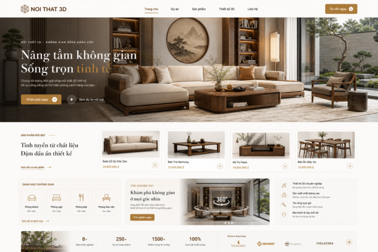 Thiết Kế Web Công Ty Nội Thất Hiển Thị Hình Ảnh 3D 11 thiet ke web cong ty noi that hien thi hinh anh 3d 1