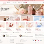 Thiết kế web cửa hàng bán mỹ phẩm chuyên nghiệp