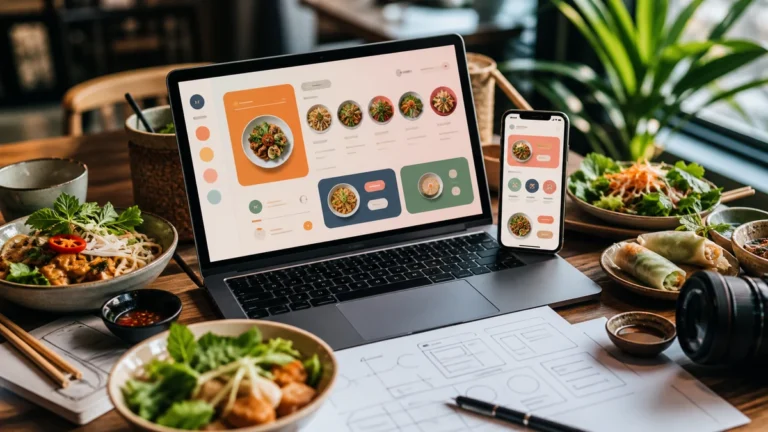 Thiết kế web đặt món ăn trực tuyến chuyên nghiệp | VINASOFT 17 thiet ke web dat mon an truc tuyen 1