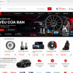 Thiết kế website bán phụ tùng đồ chơi xe hơi chuẩn SEO