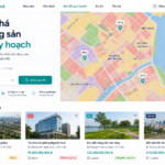 Thiết kế website bất động sản có bản đồ quy hoạch