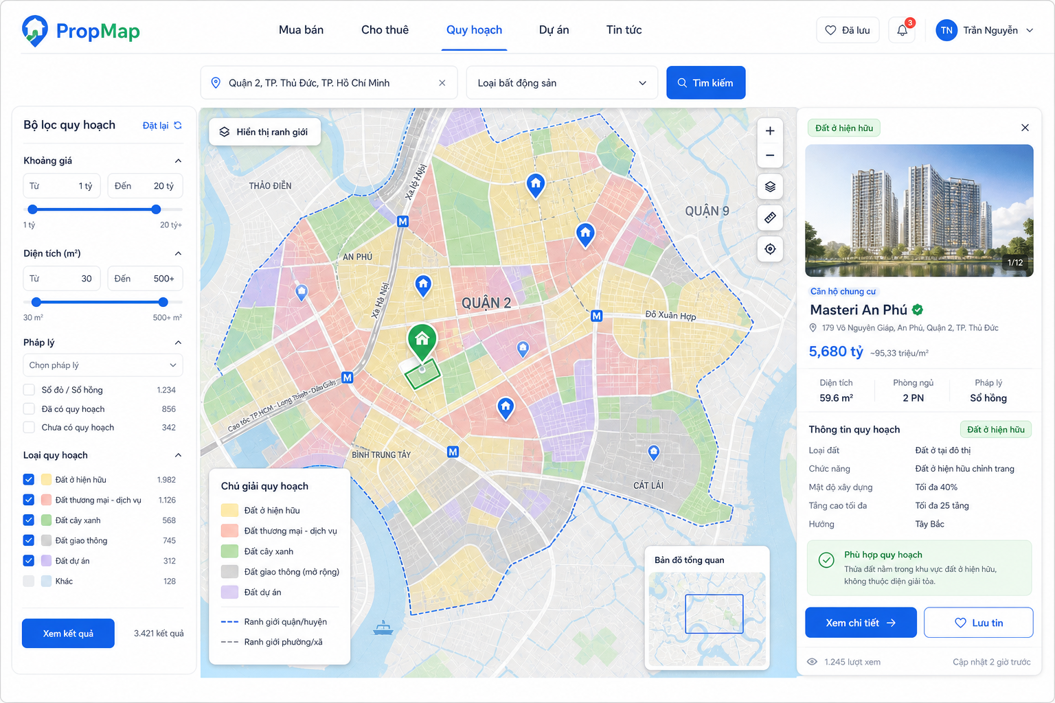 Thiết kế website bất động sản có bản đồ quy hoạch 2 Khách hàng cần thông tin minh bạch trước khi mua bất động sản