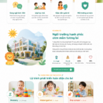 Thiết kế website trường mầm non song ngữ quốc tế chuẩn SEO